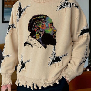 Mens Urban Streetwear - Loose Fit Autumn Thermal Sweatshirt